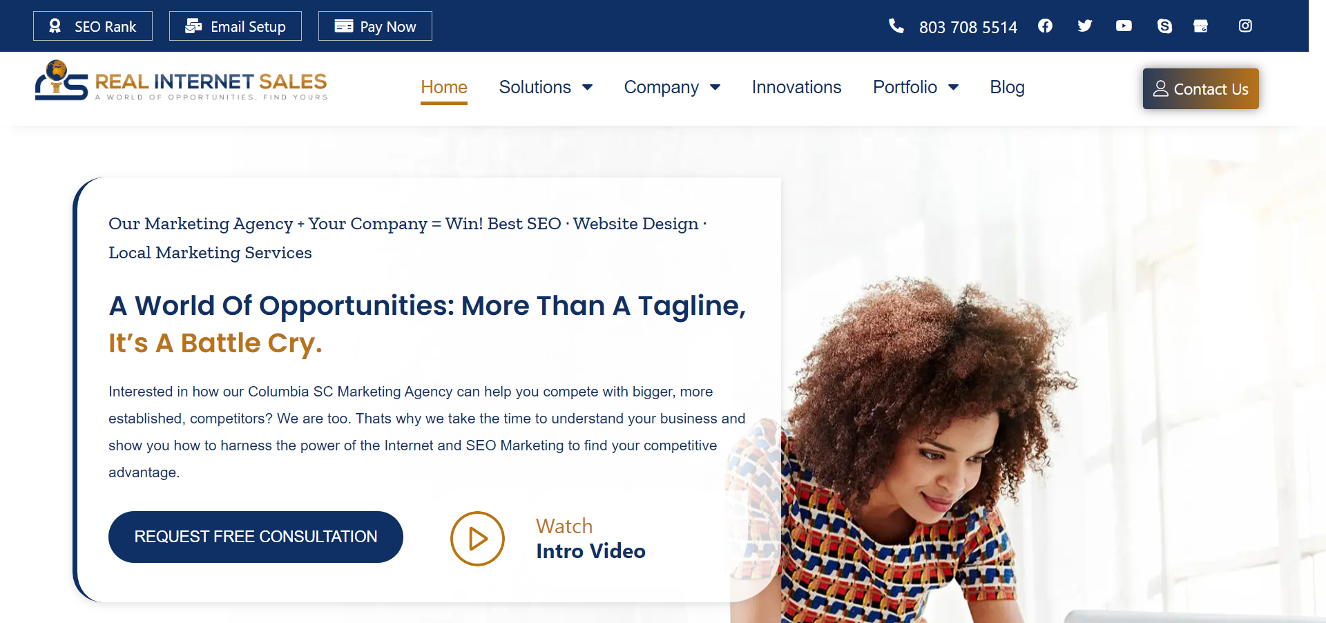 Real Internet Sales Website Design Company